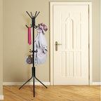 Iron Black Metal Steel Vintage Style Hanger Rack