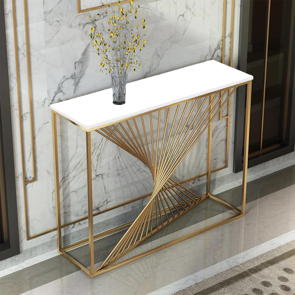 High-End European-Style Console Table Light Luxury Table
