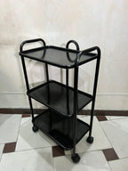 Trolley 3 Trey With Wheels Moving Trolley Side Table