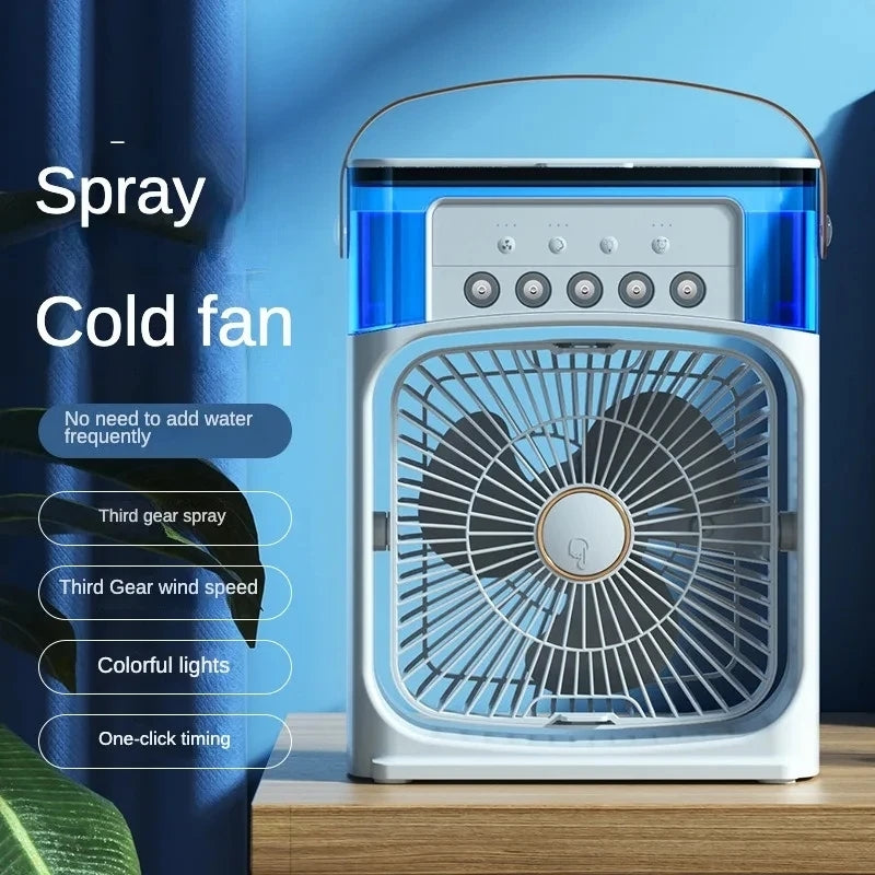 Portable Mini Air Conditioner Mist Fan 10-Inch