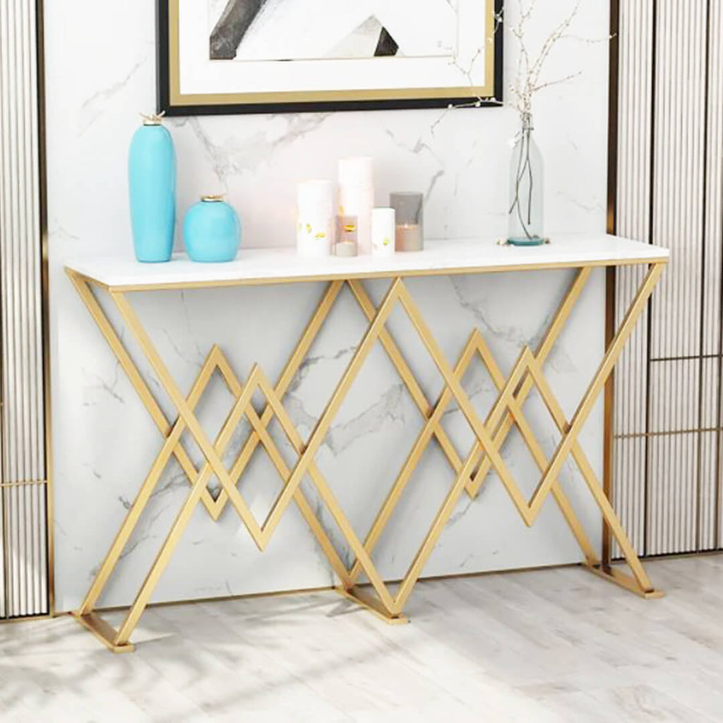 W Model Modern Luxury Console Table