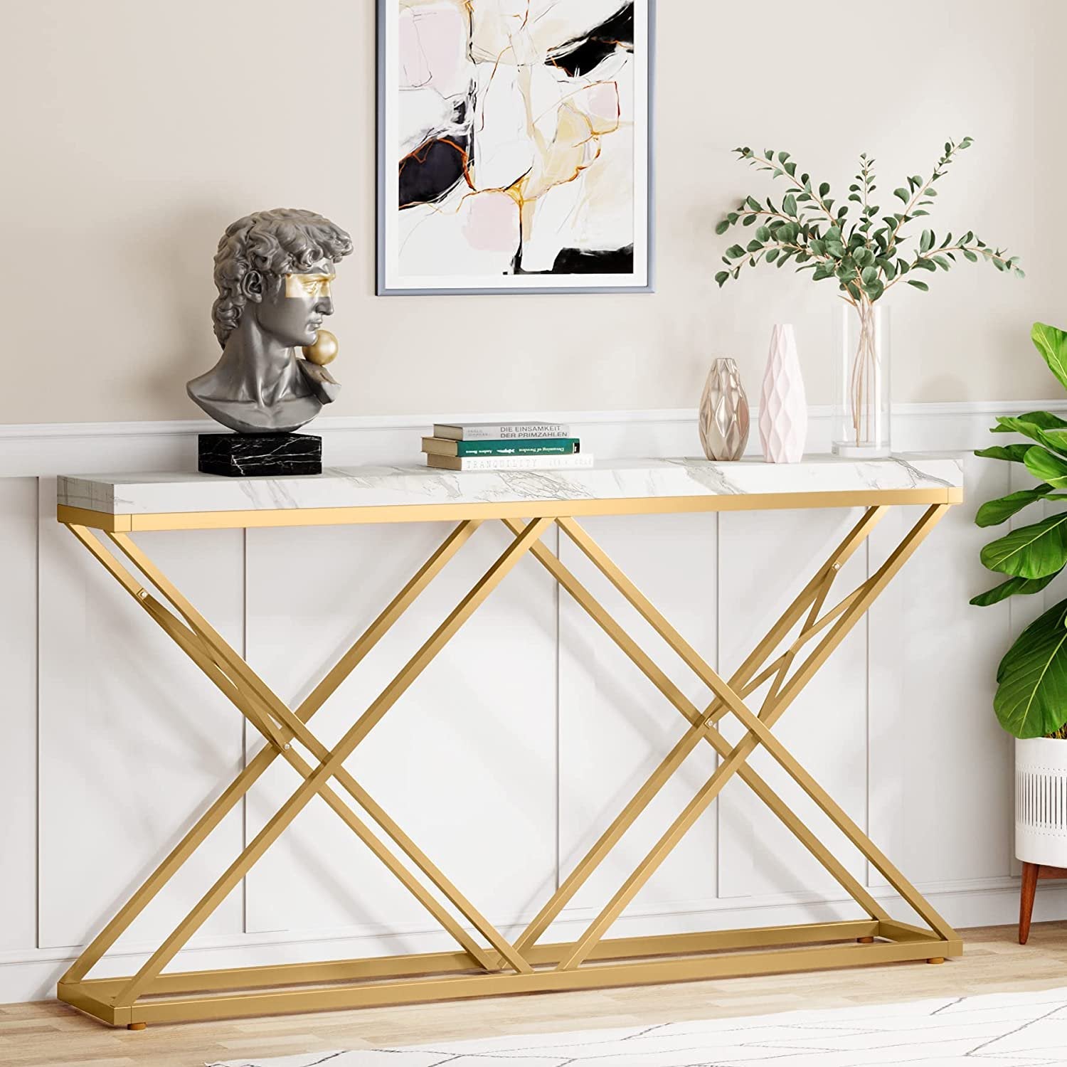 X Model Luxury Console Living Room Table Decor