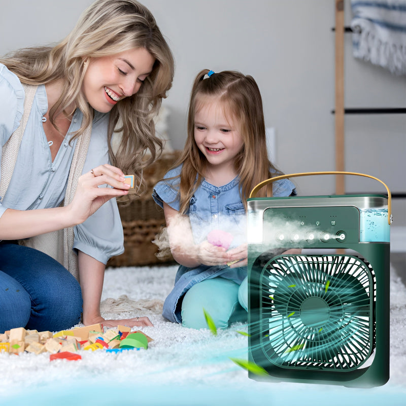 Portable Mini Air Conditioner Mist Fan 10-Inch