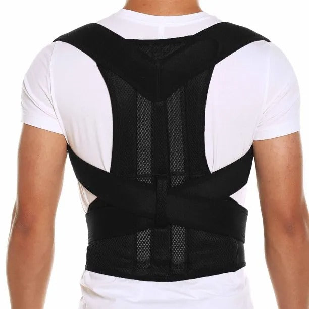 Back Pain Relief Posture Corrector Belt – Adjustable Back Support for Men & Women