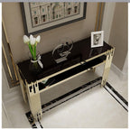 C4 Console Table Narrow Rods Design Living Room Table