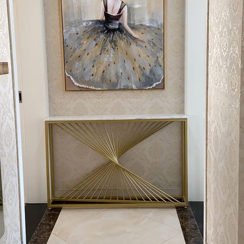 High-End European-Style Console Table Light Luxury Table
