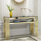 C4 Console Table Narrow Rods Design Living Room Table