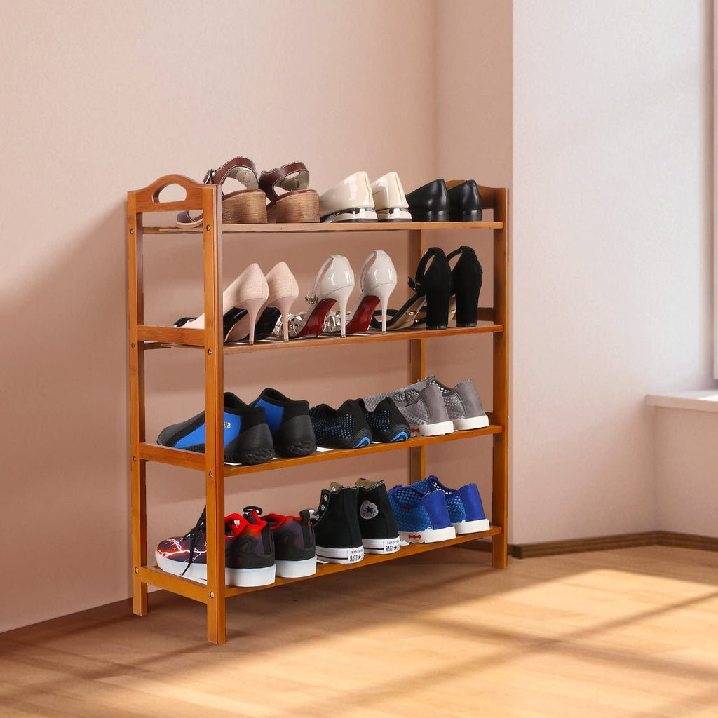 Premium Wooden Shoe Rack 3,4,5 Layers