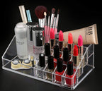 16 Compartment Cosmetic Makeup Jewellery Acrylic Lipstick Storage Organiser Box