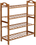 Premium Wooden Shoe Rack 3,4,5 Layers