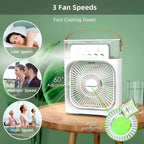 Portable Mini Air Conditioner Mist Fan 10-Inch