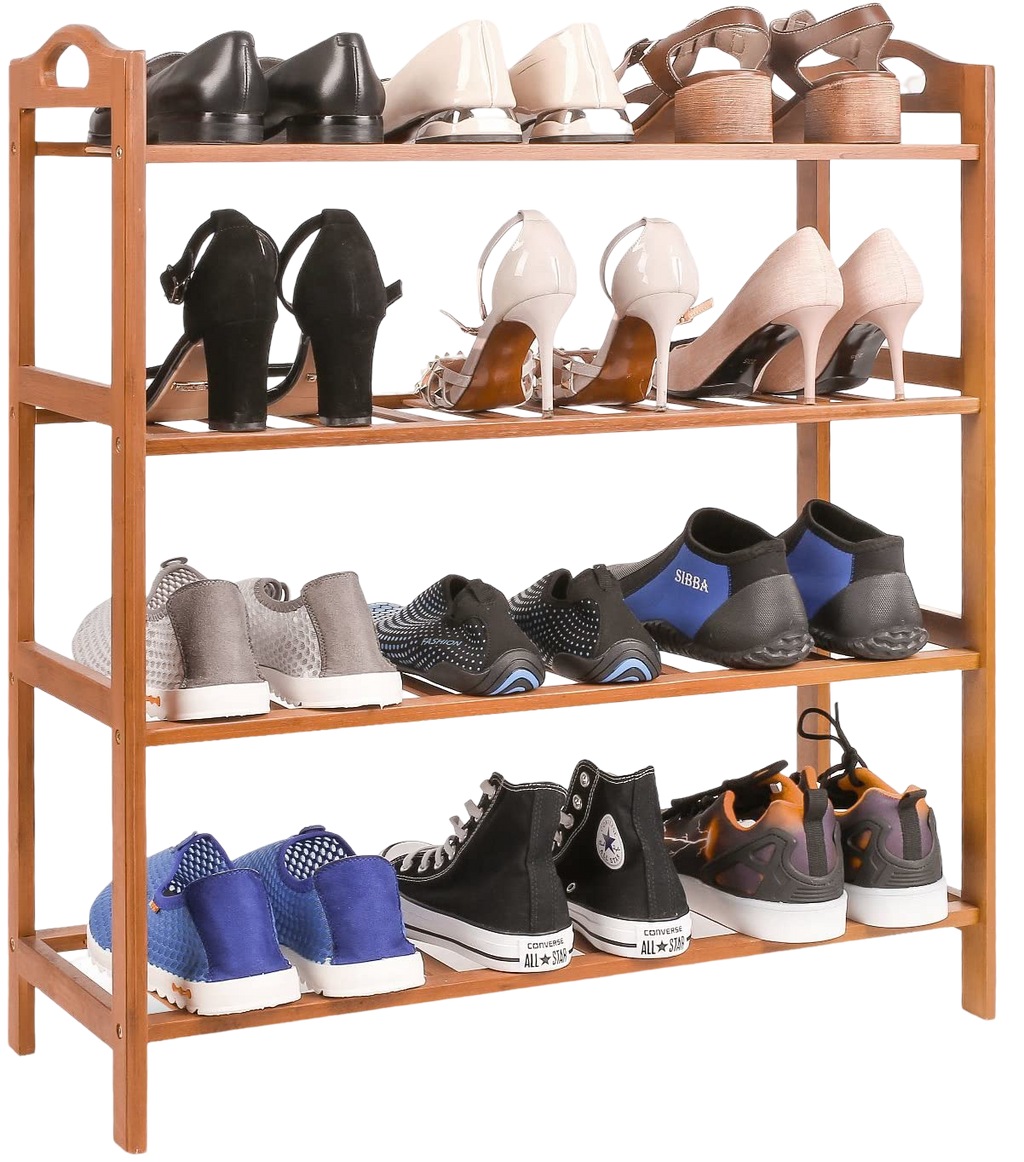 Premium Wooden Shoe Rack 3,4,5 Layers