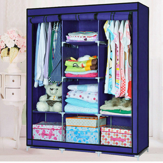 Folding Wardrobe King Size Wardrobe Almari 3 DOOR