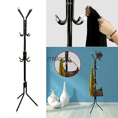 Iron Black Metal Steel Vintage Style Hanger Rack