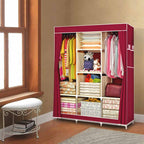 Folding Wardrobe King Size Wardrobe Almari 3 DOOR