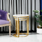 3 Pieces Round Table Set Nesting