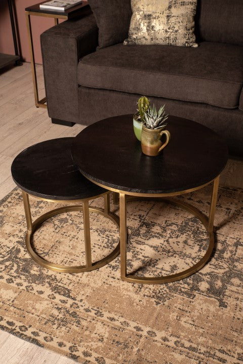 2 Pieces Round Table Set
