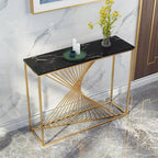 High-End European-Style Console Table Light Luxury Table