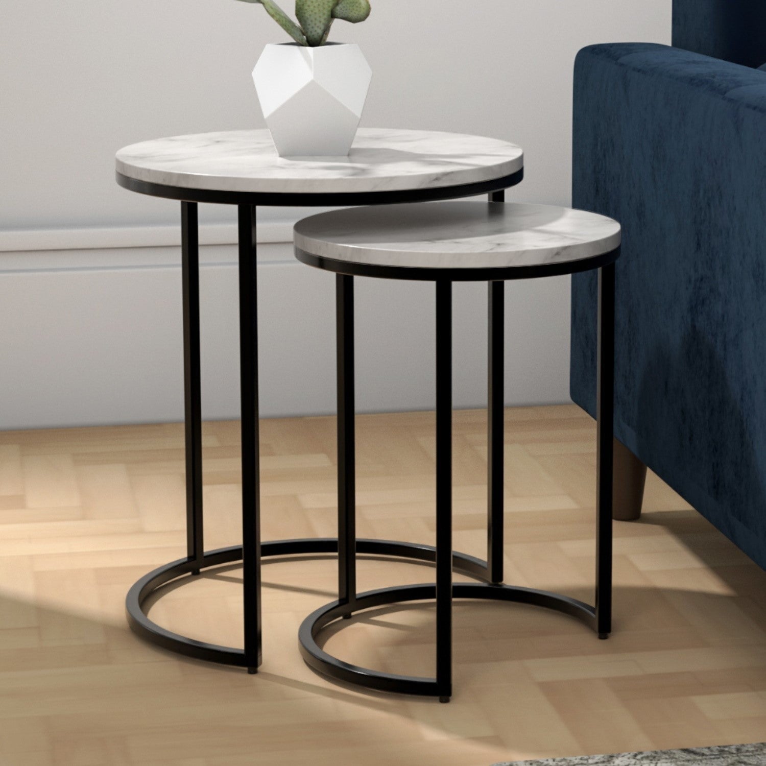 2 Pieces Round Table Set