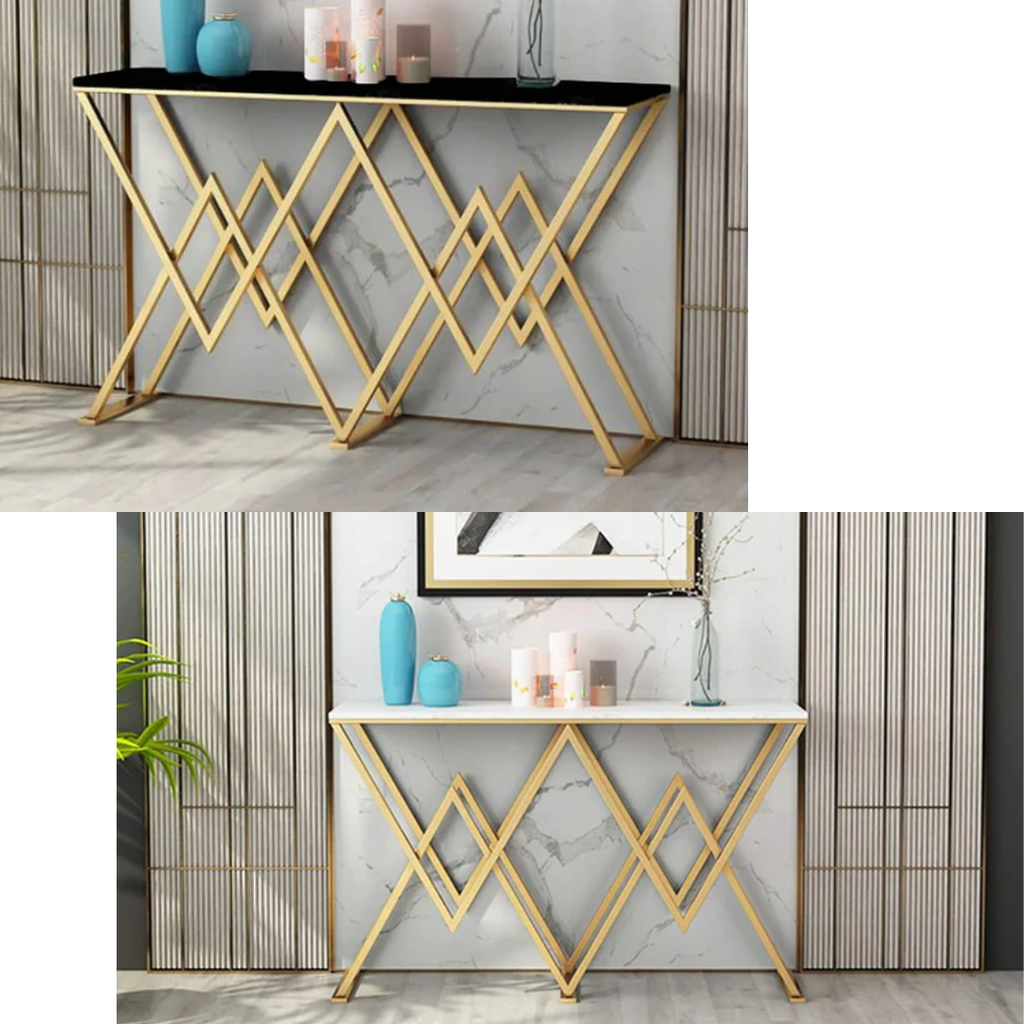 W Model Modern Luxury Console Table