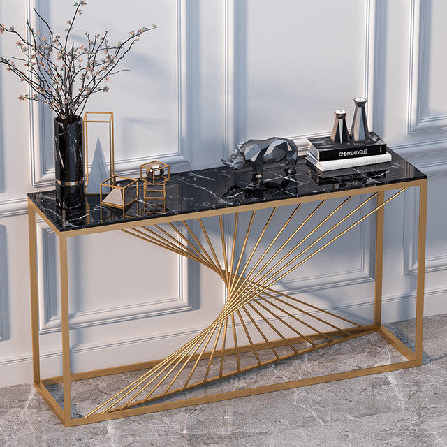 High-End European-Style Console Table Light Luxury Table