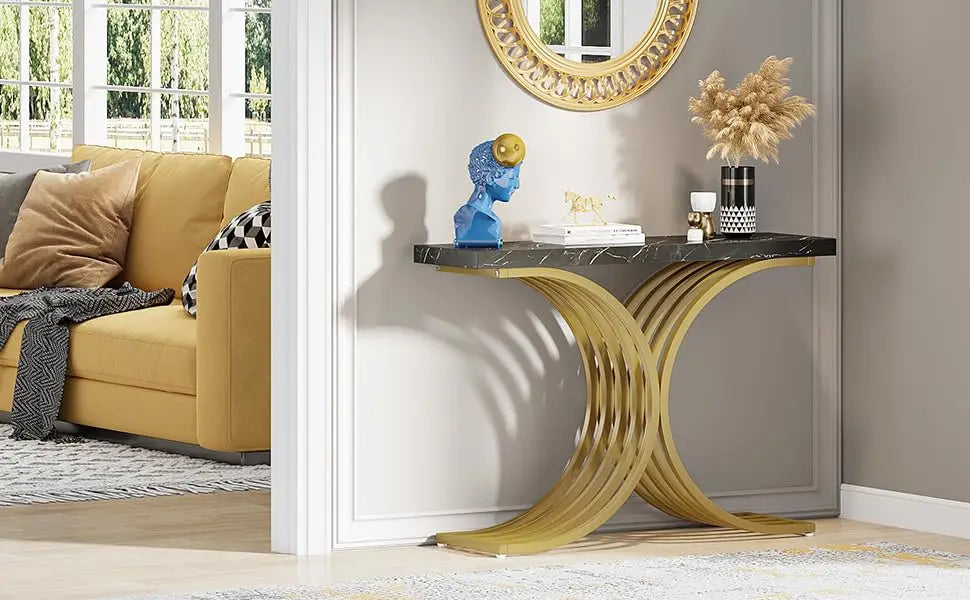 Half Ring Console Hallway Table Entres Table