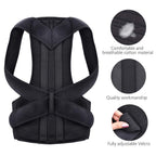 Back Pain Relief Posture Corrector Belt – Adjustable Back Support for Men & Women