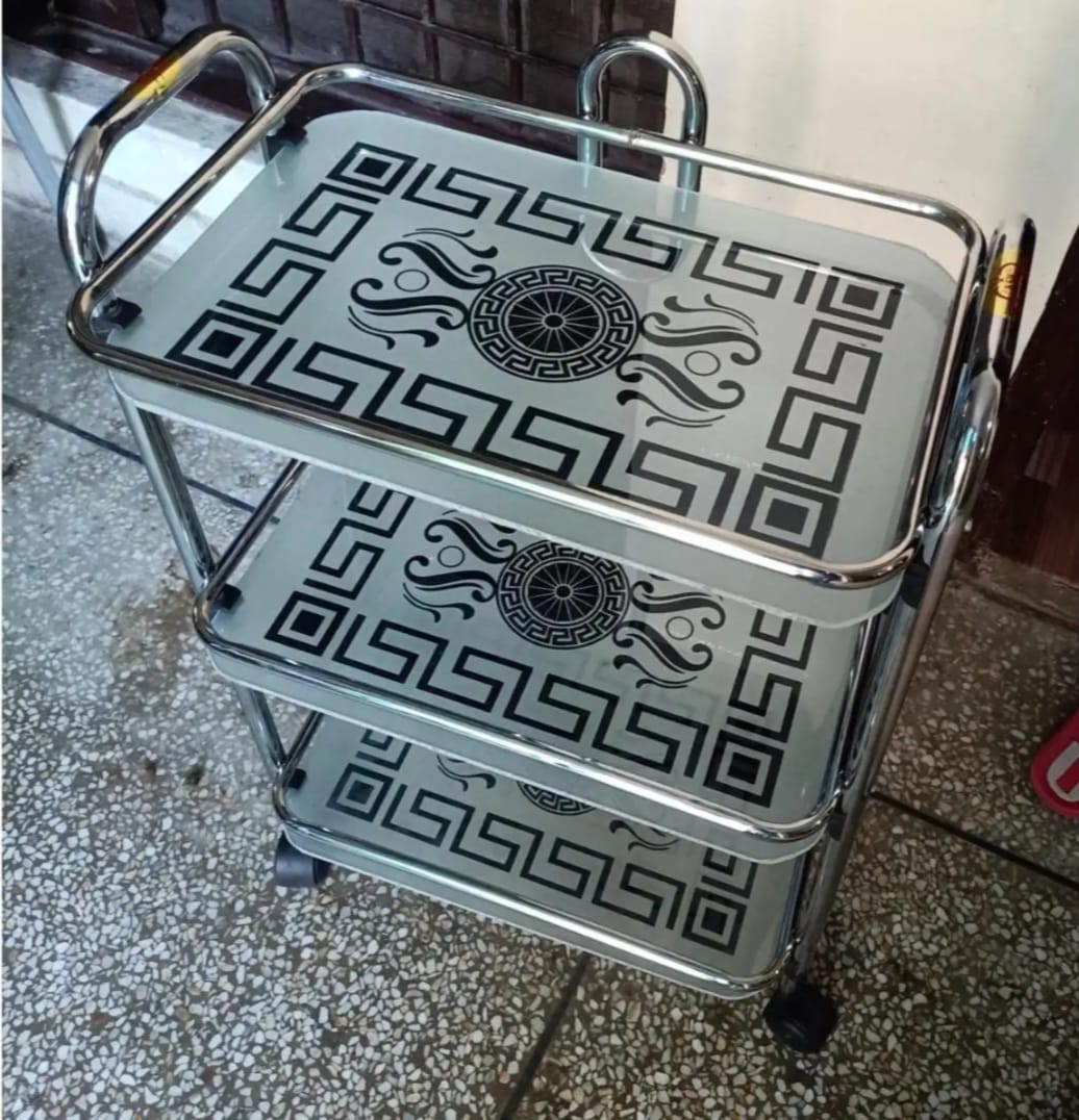 Glass Tea Trolley