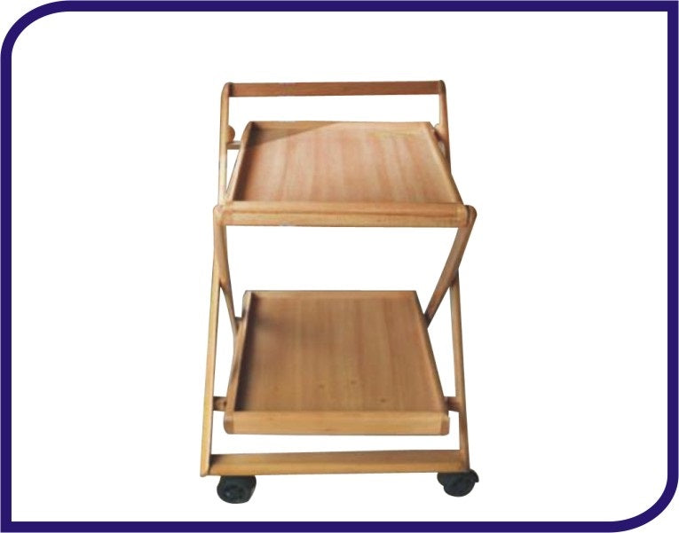Premium Wooden Tea Trolley