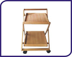 Premium Wooden Tea Trolley