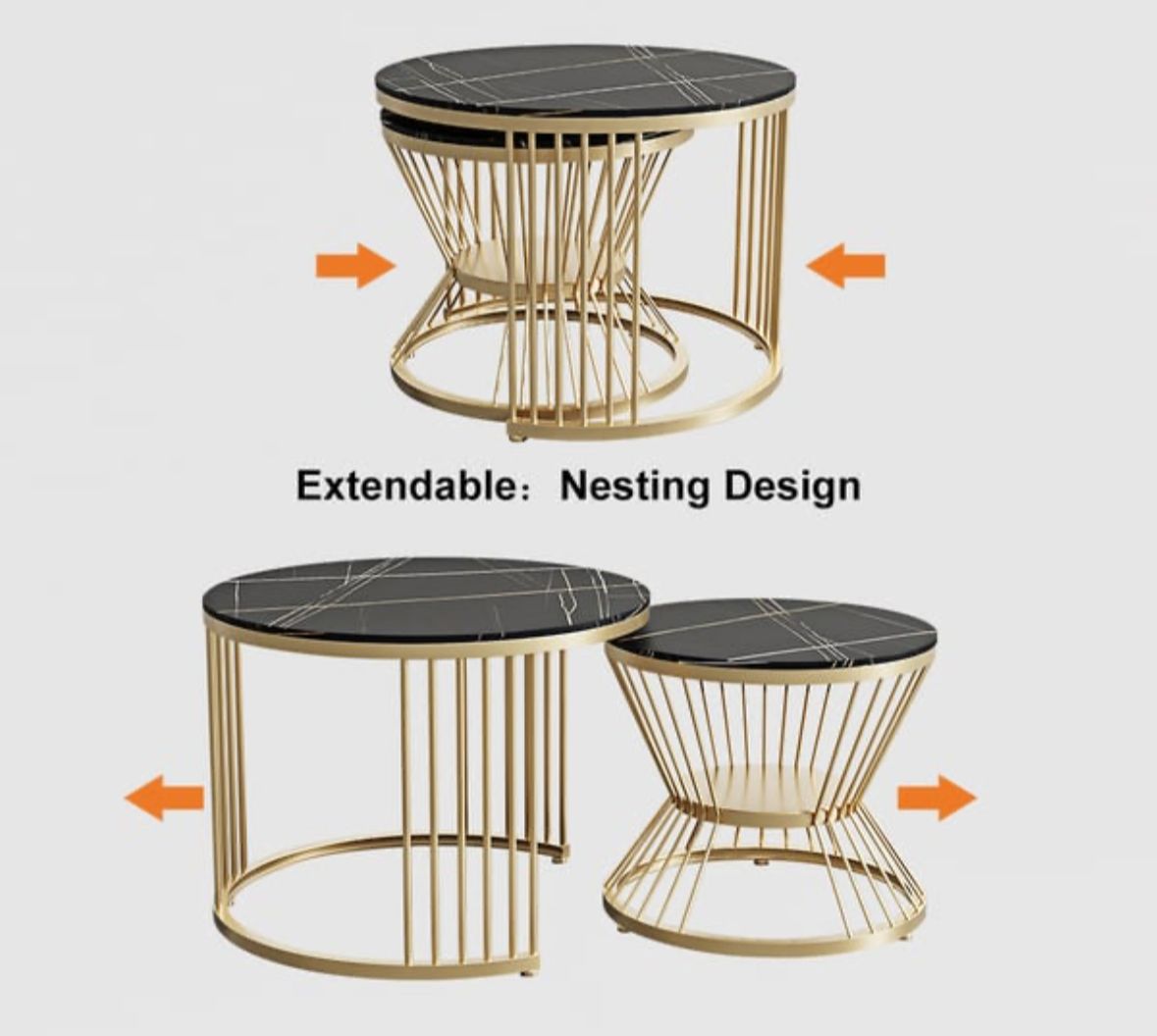 Modern Center Table Set for Living Room