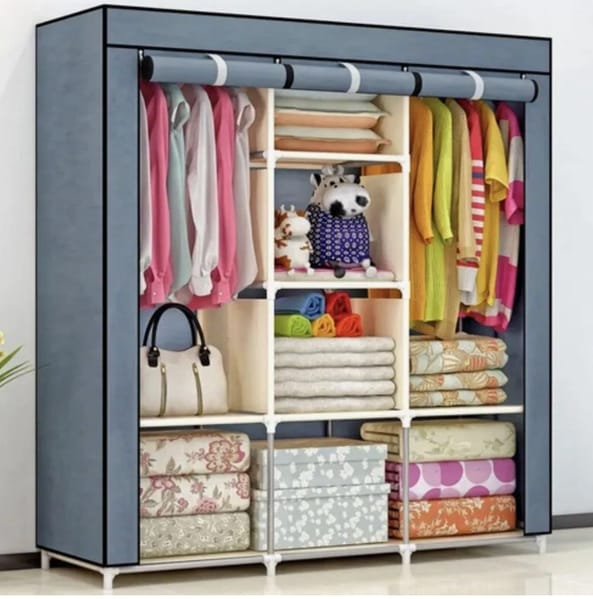 Folding Wardrobe King Size Wardrobe Almari 3 DOOR