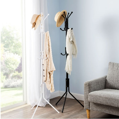 Iron Black Metal Steel Vintage Style Hanger Rack