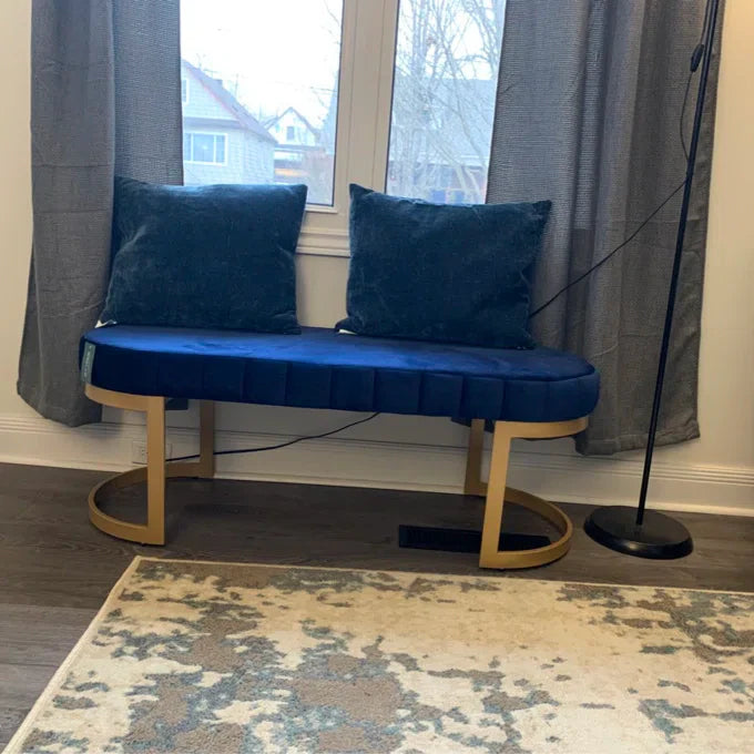 Luxury 3 Seater Bedroom Steel Stool