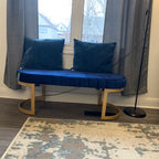 Luxury 3 Seater Bedroom Steel Stool