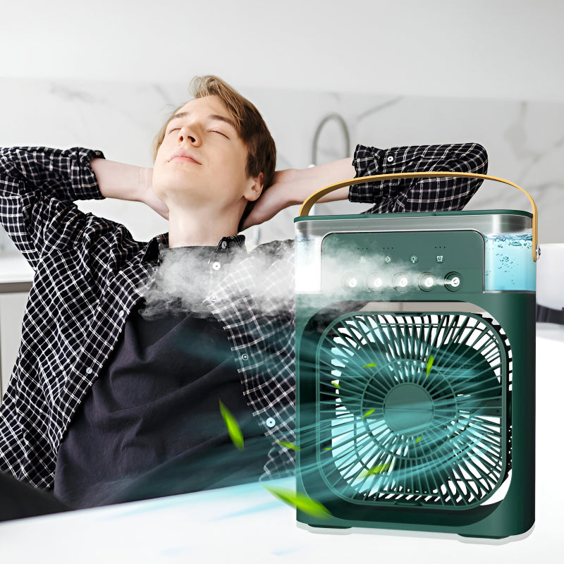 Portable Mini Air Conditioner Mist Fan 10-Inch
